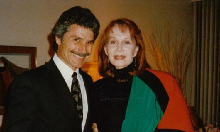 The late Katherine Helmond with her husband, David Christian. 